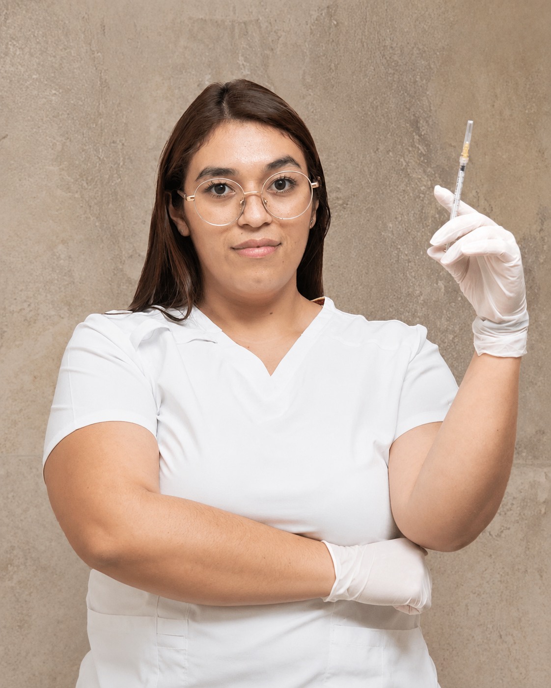 Integrante del equipo médico del Centro