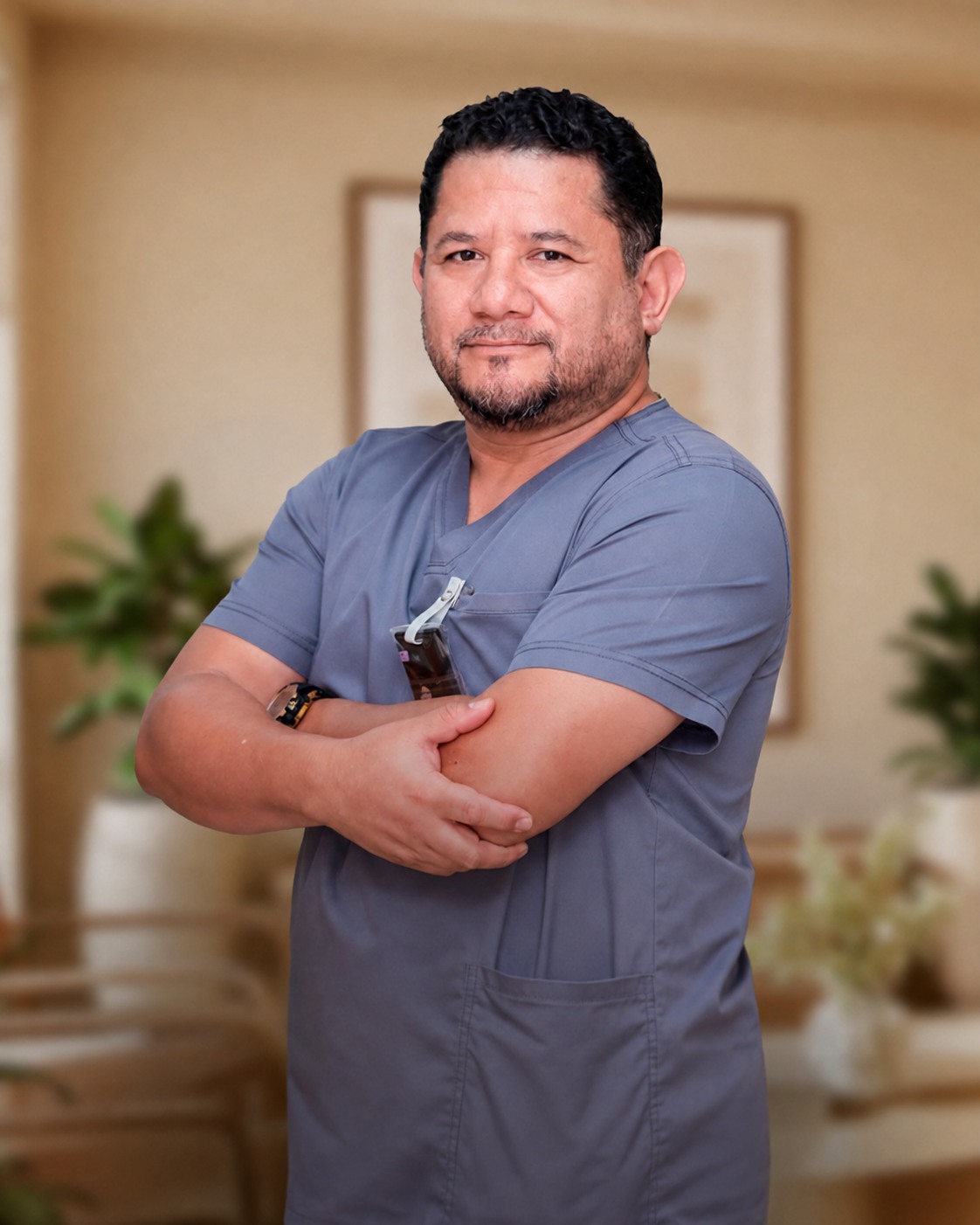 Integrante del equipo médico del Centro